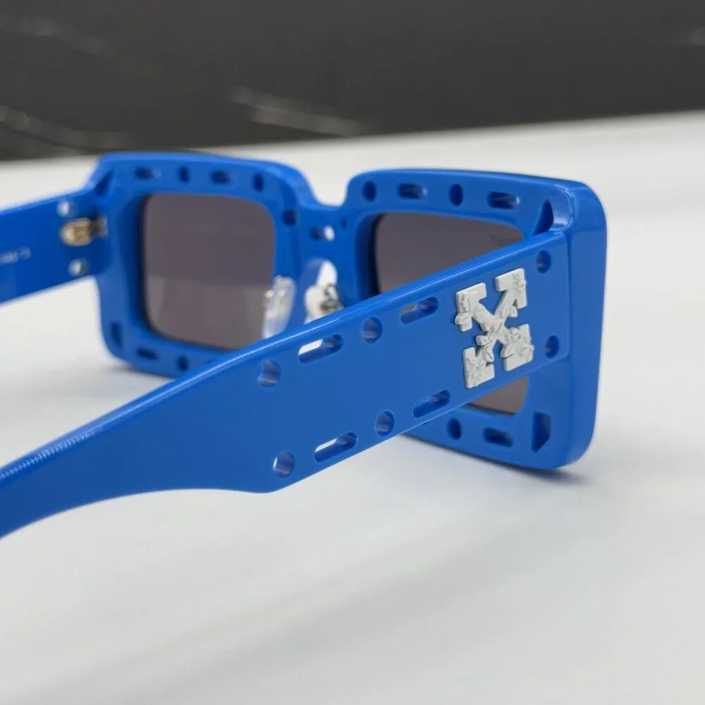 NEW OFF-WHITE ATLANTIC 507 BLUE SUNGLASSES OFF-WHITE ATLNTIC